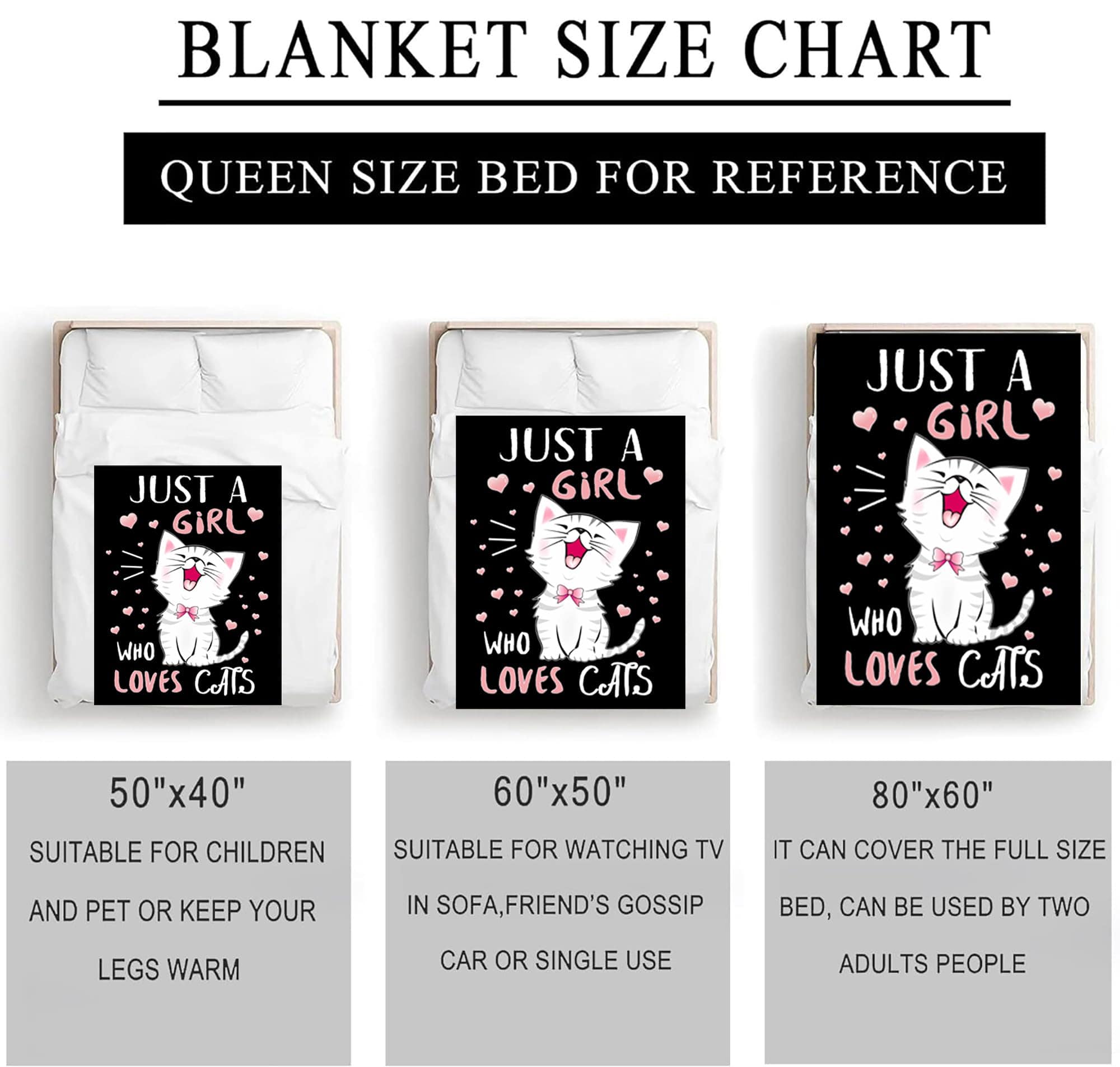 Manta de Gato Regalos para Mujeres Regalos de Gato para - Imagen 8