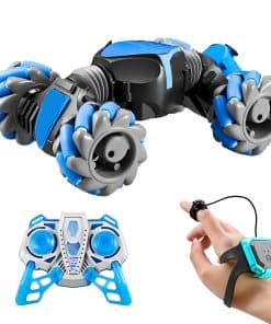 Coche de acrobacias CANOPUS, Azul: Control Remoto por