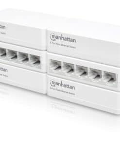 Switch Ethernet de 5 puertos Manhattan - Paquete de 6 -