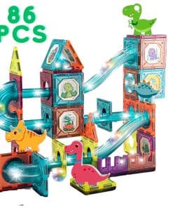 Cuddle Bean Dinosaur Magnetic Tiles Building Blocks 3D STEM