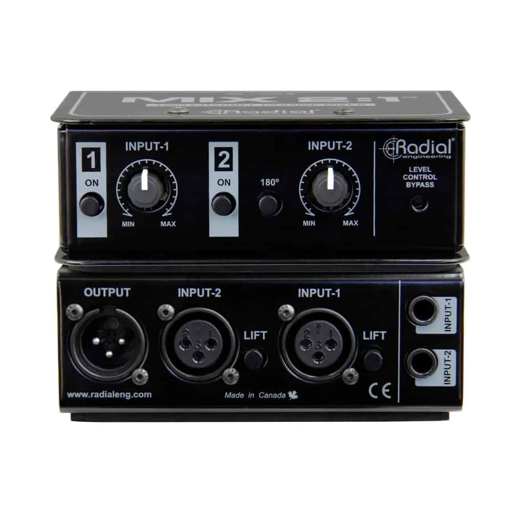 Radial Engineering Mix 2:1 Combinador y Mezclador de Audio - Imagen 4