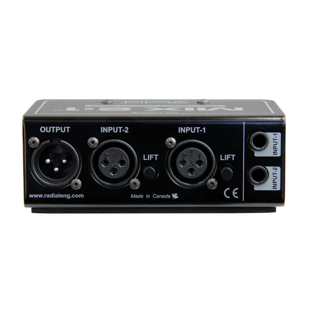 Radial Engineering Mix 2:1 Combinador y Mezclador de Audio - Imagen 3