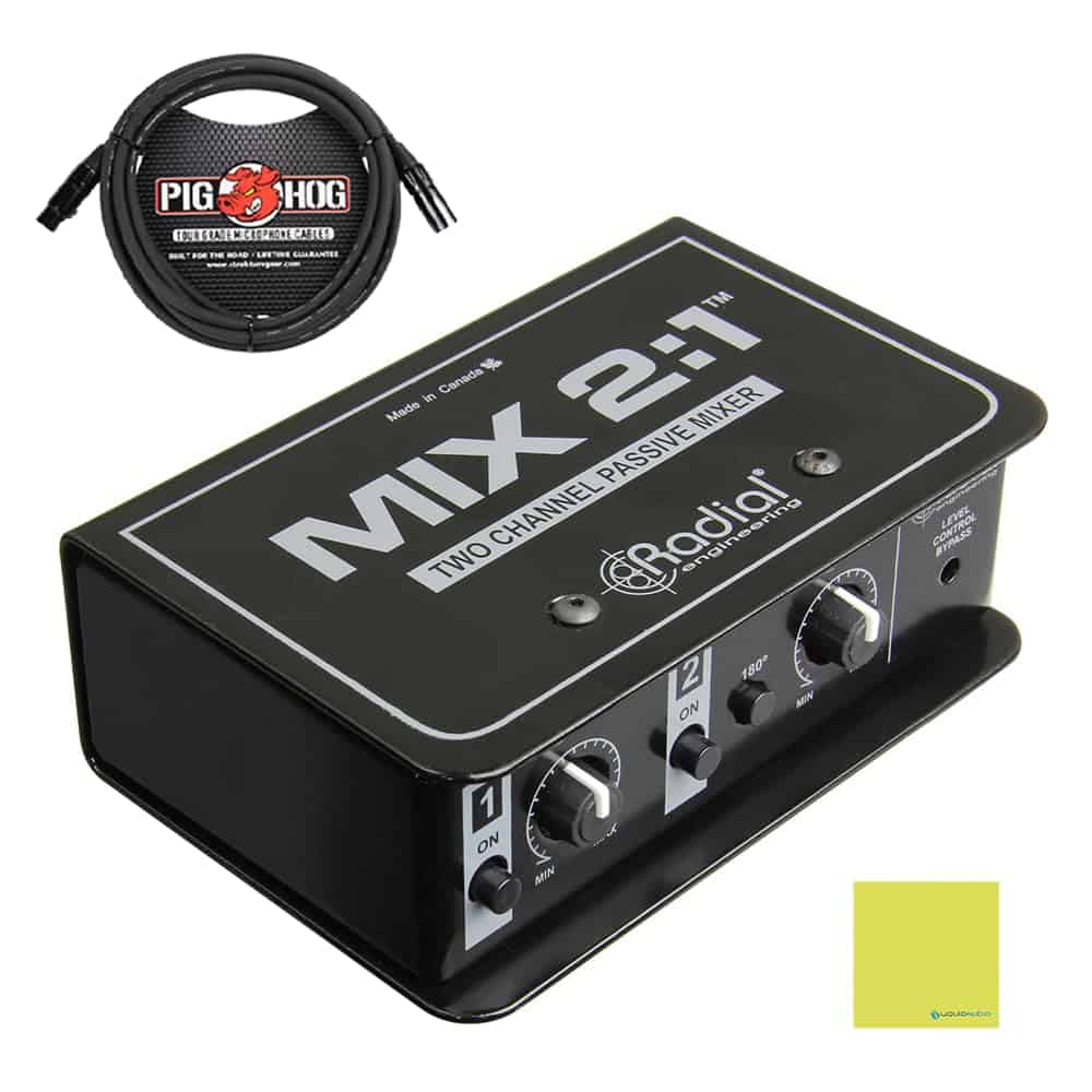 Radial Engineering Mix 2:1 Combinador y Mezclador de Audio