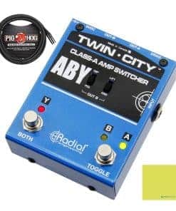 Radial Twin City Active ABY Amp Switcher (Paquete con Cable
