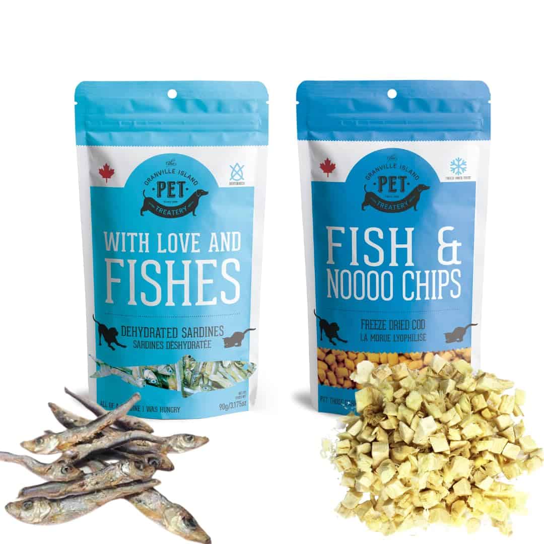 The Granville Island Pet Treatery Cod & Sardines para