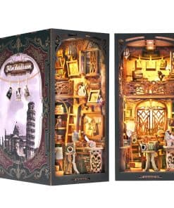 Kit ASLOWSNAIL Book Nook, Casa de Muñecas DIY Estantería en