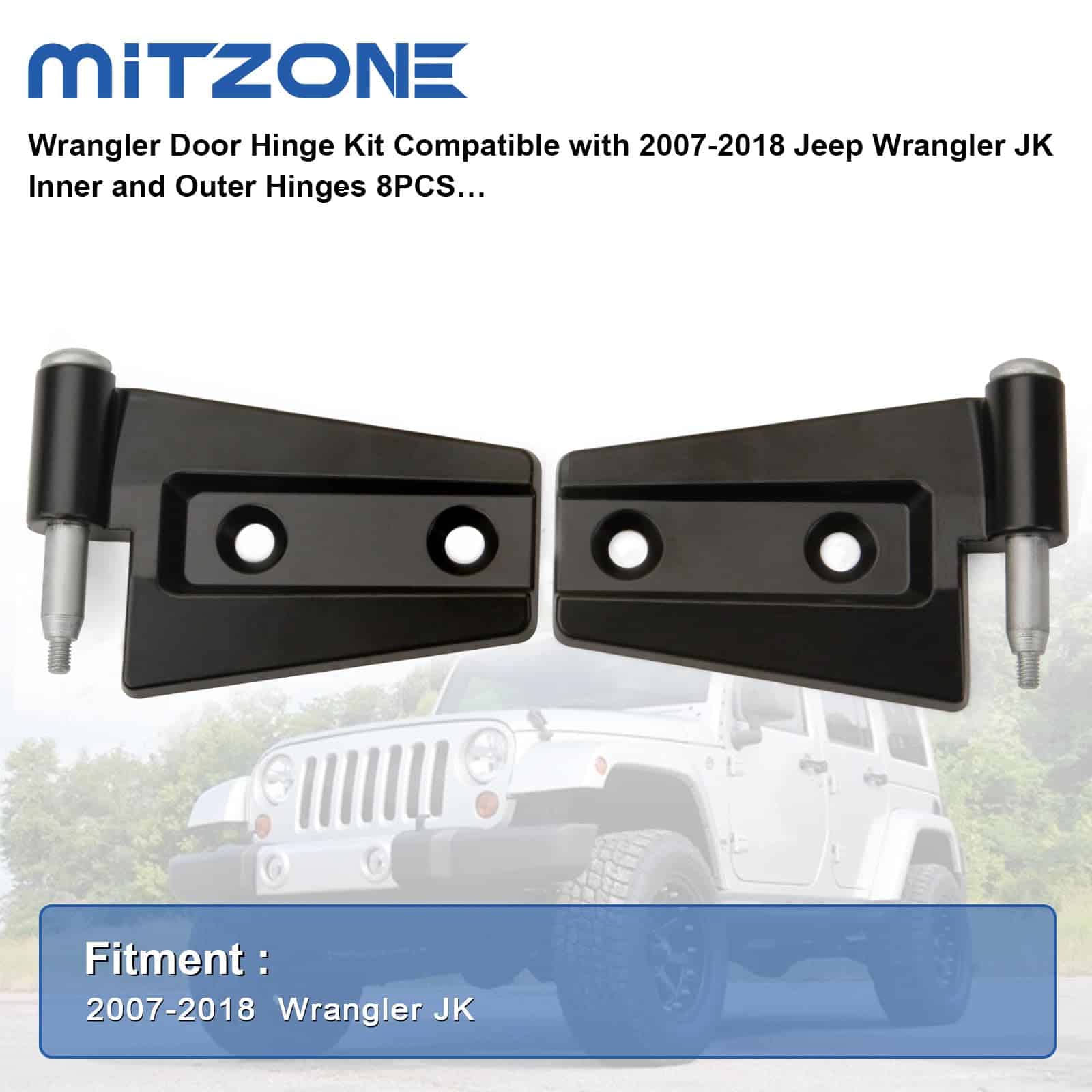 Kit de Bisagra de Puerta MITZONE Compatible con Jeep - Imagen 3