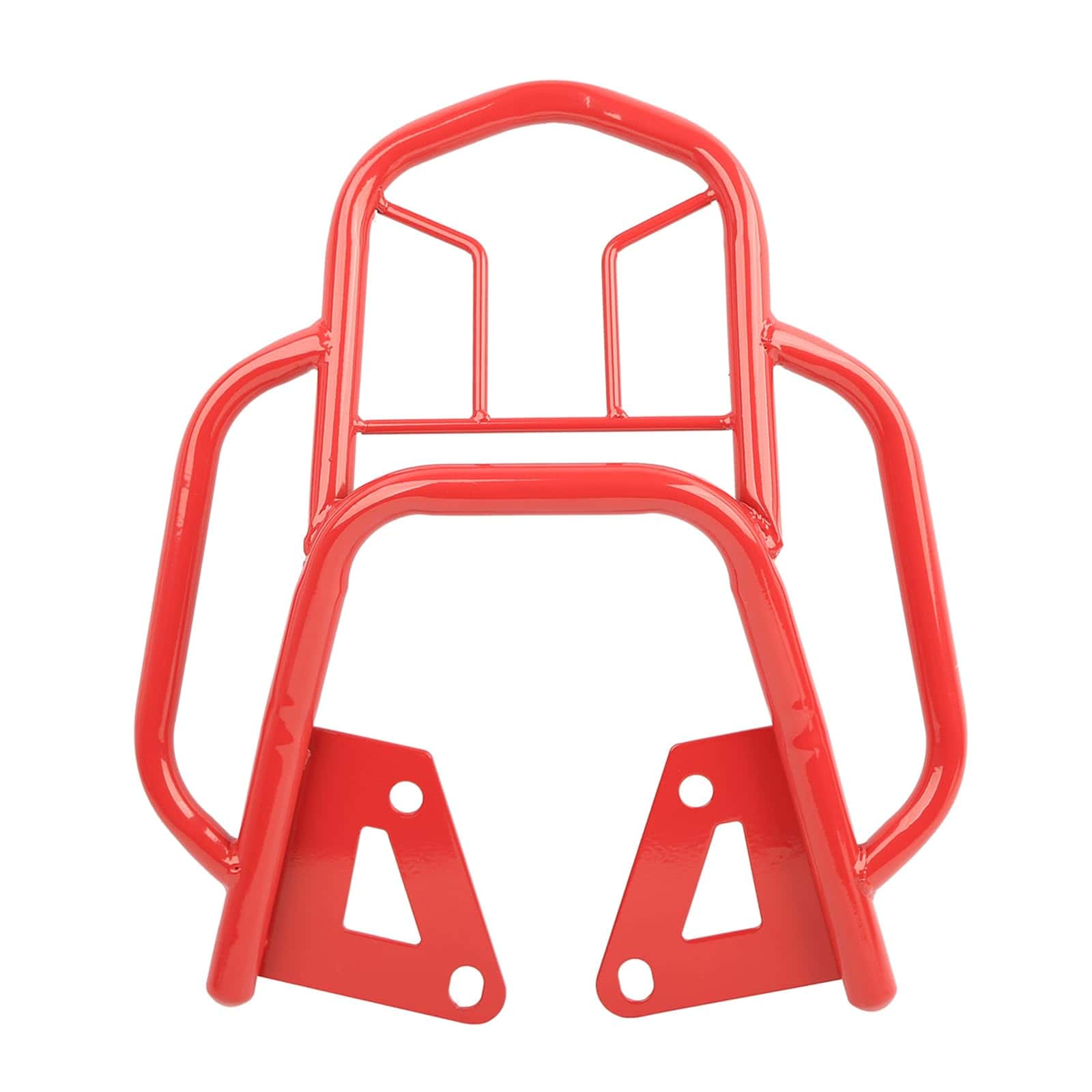 Portaequipajes trasero para motocicleta con pasamanos en