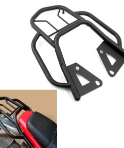 Portaequipajes trasero de motocicleta con pasamanos en