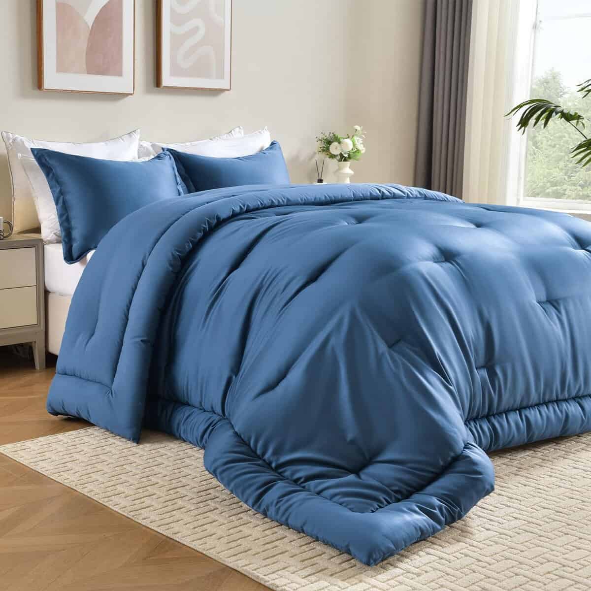 Juego de edredón reversible Cosmoluxe Matte Satin Silky