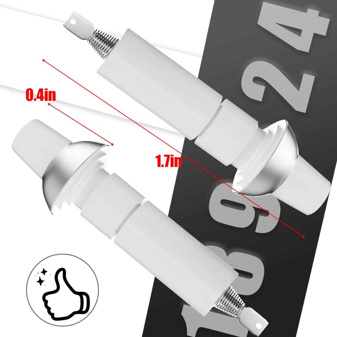 Ignitor de encendido de quemador superior 189324 ultra - Imagen 6