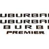 Emblema 3D de letras Premier para Suburban (Conjunto de 4