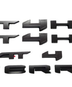 4PCS AT4 HD Emblema de Superposición de Letras Sierra