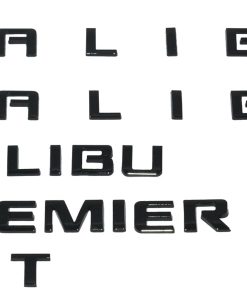 Juego de 5 emblemas de puerta, maletero y portón Malibu