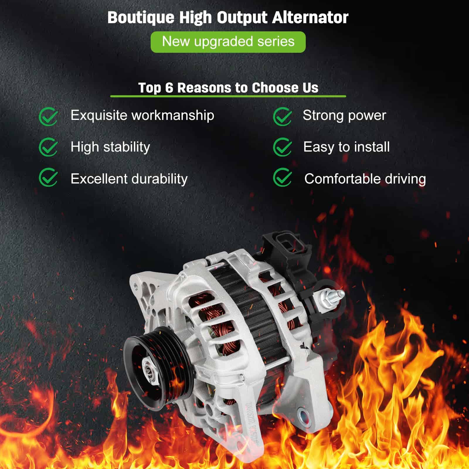 Alternador SCITOO de Repuesto para Kia Soul L4 (10-11) 1.6L - Imagen 3