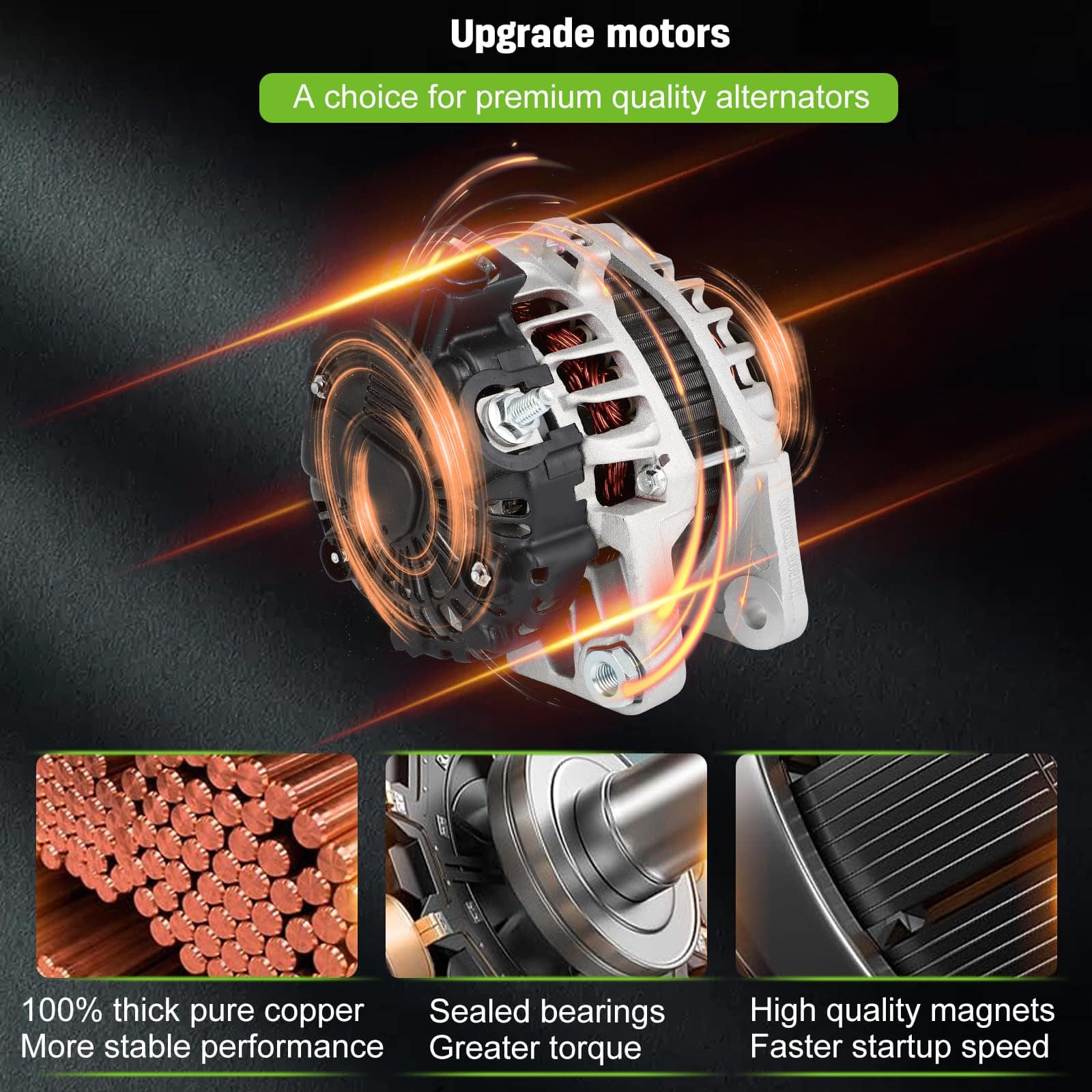 Alternador SCITOO de Repuesto para Kia Soul L4 (10-11) 1.6L - Imagen 4