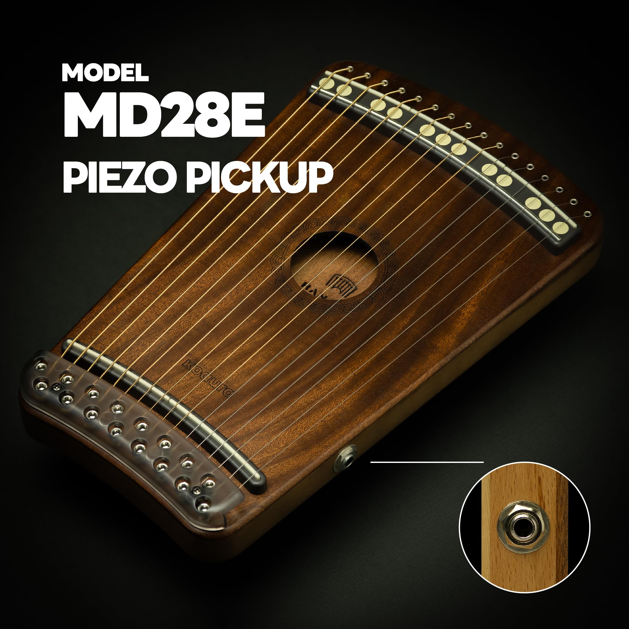 Arpa Guitarra Coreana | Hanago [16 teclas y 28 notas - Imagen 3