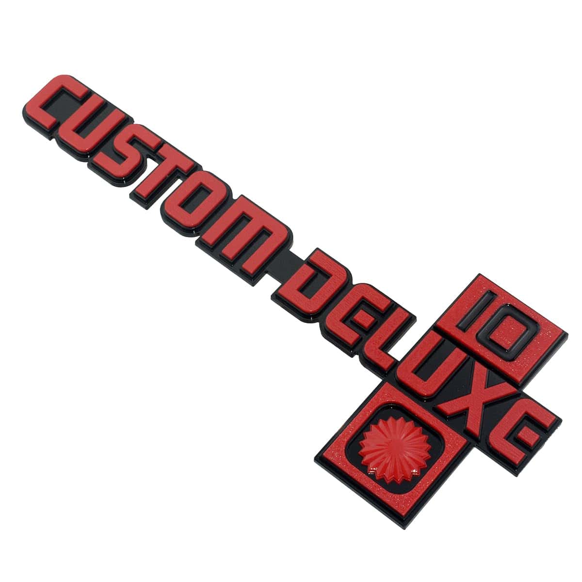 Emblema de Guardabarros Personalizado Deluxe 10 -Rojo - Imagen 4