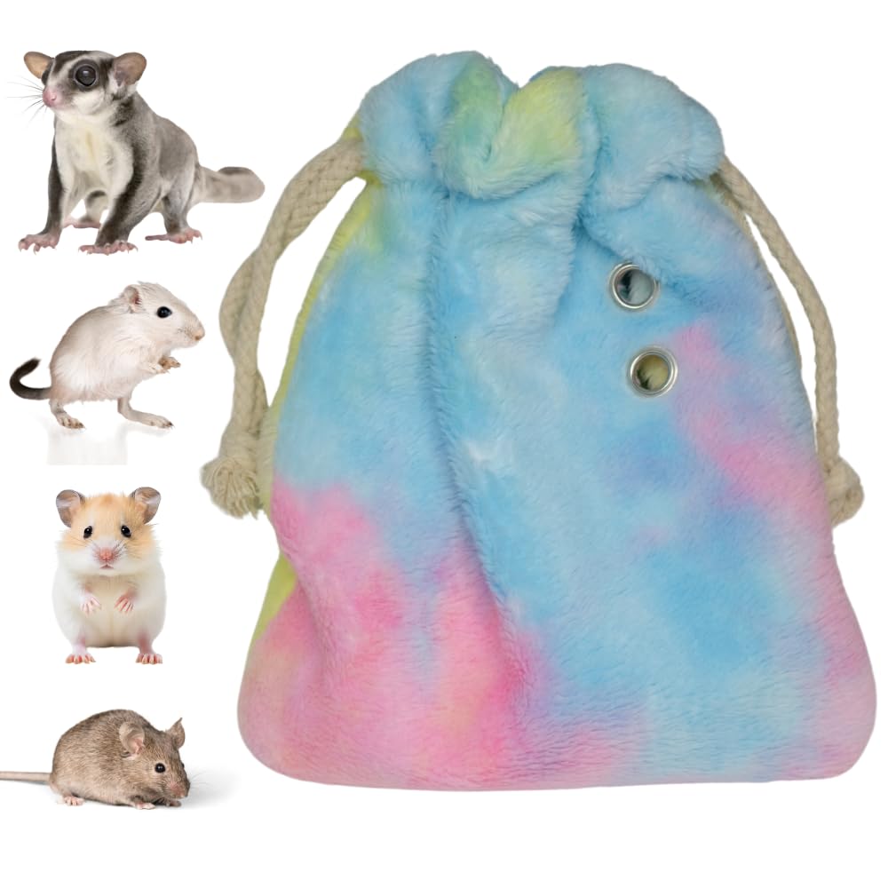 Bolsa de Dormir con Forro de Arcoíris para Mascotas