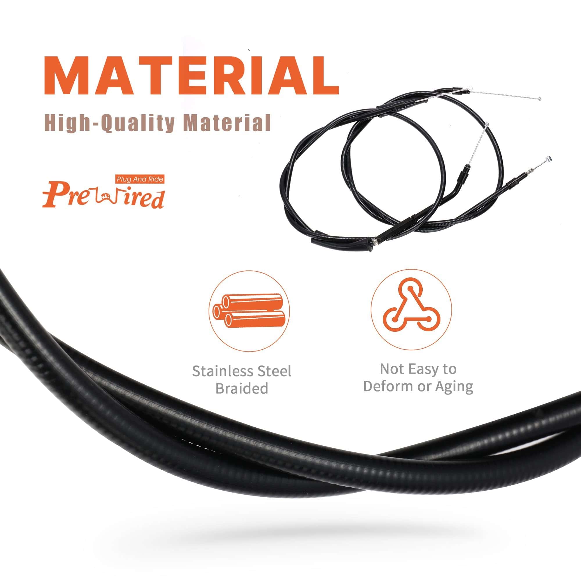 Kit de Extensión de Cable de Acelerador y -Negro - Imagen 5