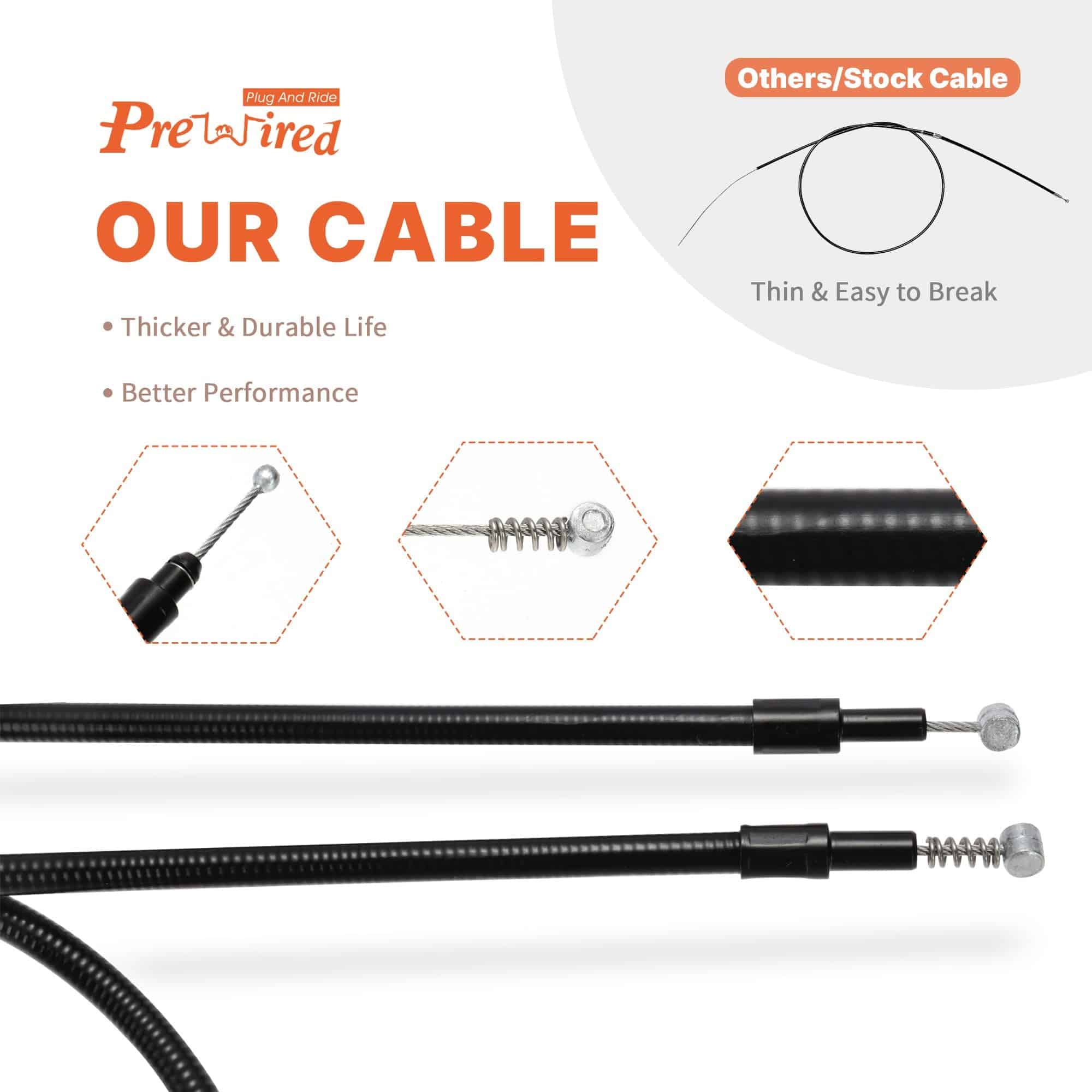 Kit de Extensión de Cable de Acelerador y -Negro - Imagen 7