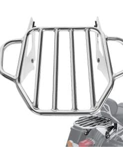 Fjpacemt Chrome Portaequipajes Desmontable para Montaje de