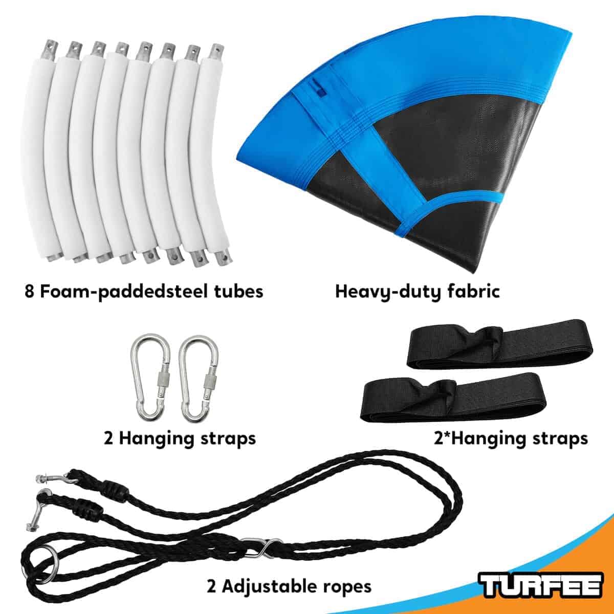 TURFEE 40" - Columpio de Árbol en Forma de Plato - - Imagen 7