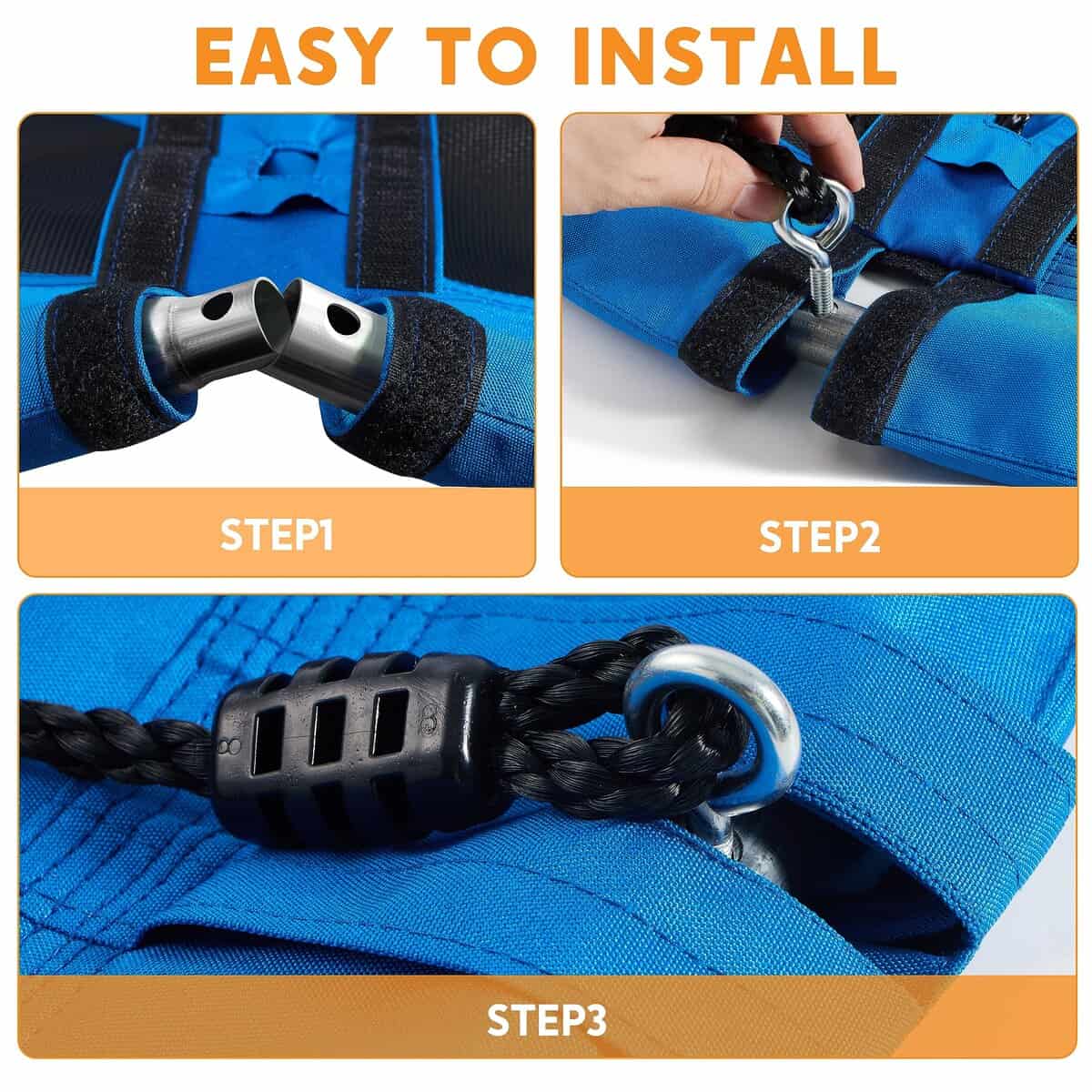 TURFEE 40" - Columpio de Árbol en Forma de Plato - - Imagen 5