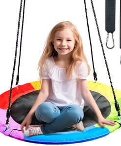 TURFEE 40" Columpio de Disco para Niños - Capacidad de Peso
