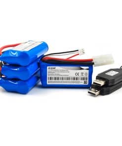 (Paquete de 4) Batería de 7.4V 1500mAh de Iones de Litio