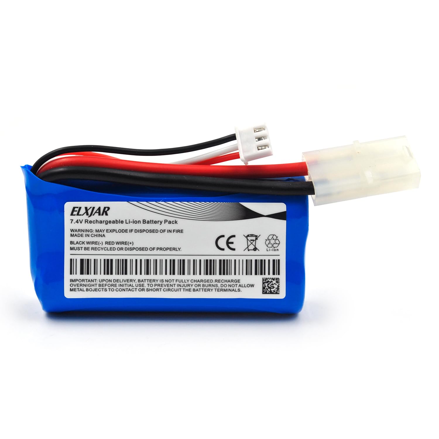(Paquete de 4) Batería de 7.4V 1500mAh de Iones de Litio - Imagen 3