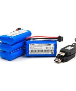 Coonyard (Paquete de 4) Batería de 7,4V 1500mAh de Iones de