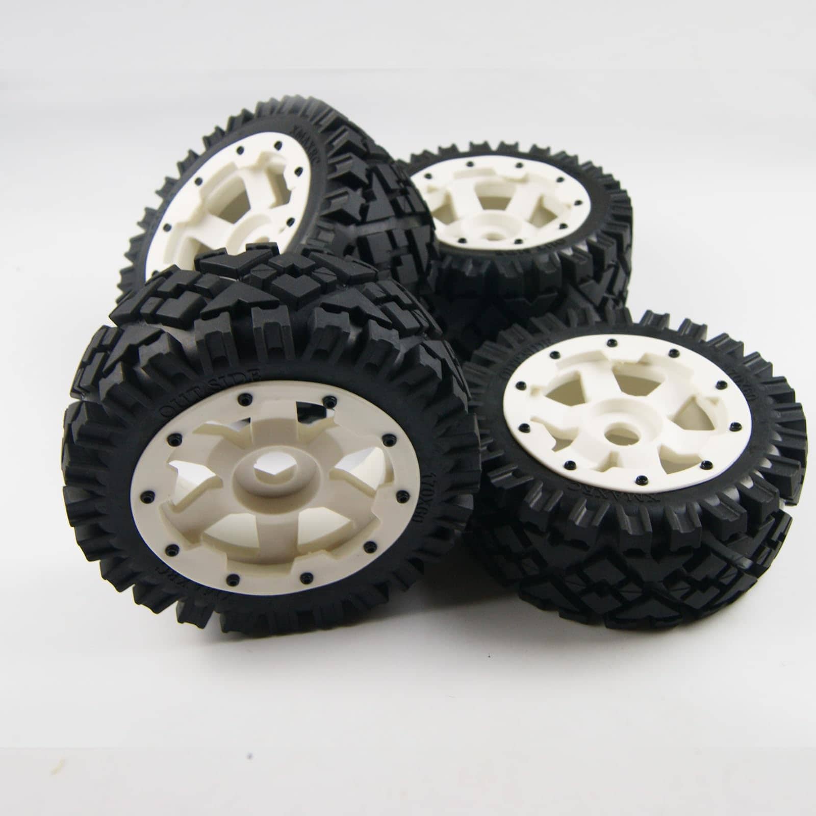 Llantas Todo Terreno Blancas para Ruedas Delanteras y - Imagen 4