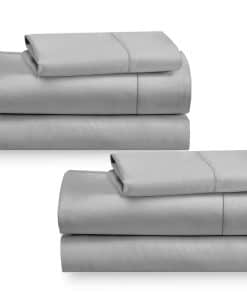 Conjunto de 2 Juegos de Sábanas Gemelas de Algodón