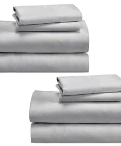 Juego de sábanas 100% algodón de California Design Den, 2