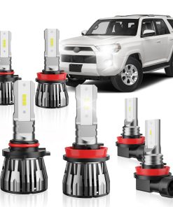 ETOILUMI 6PCS Juego de 4 Bombillas LED Frontales de Niebla