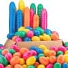 1000 Huevos de Pascua de Plástico a Granel - Huevos de