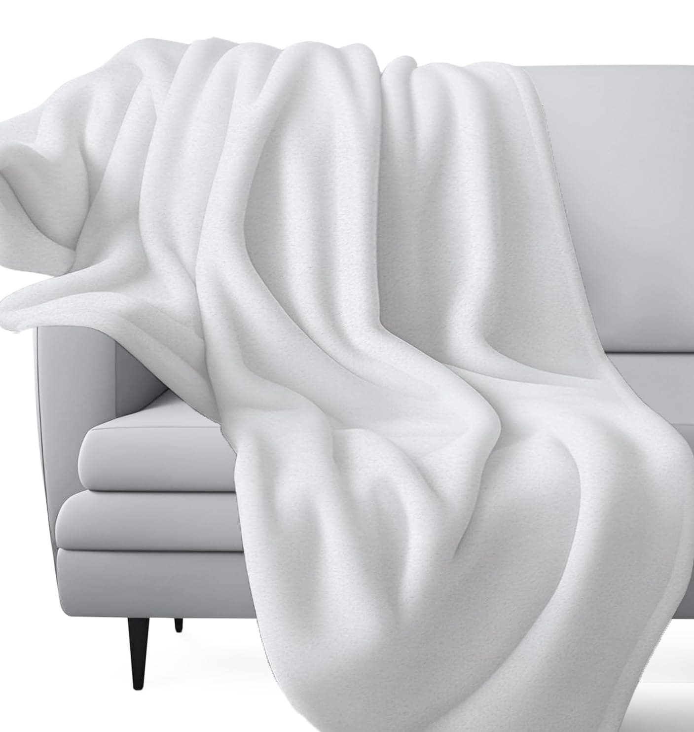 Manta de Lana de Felpa Extra Suave de 60x90 pulgadas - - Imagen 4