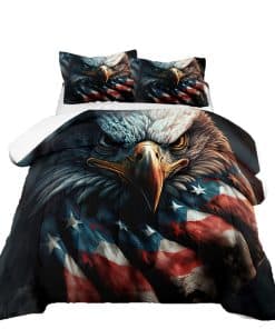 Juego de sábanas Suncloris 3D American Style para niños,