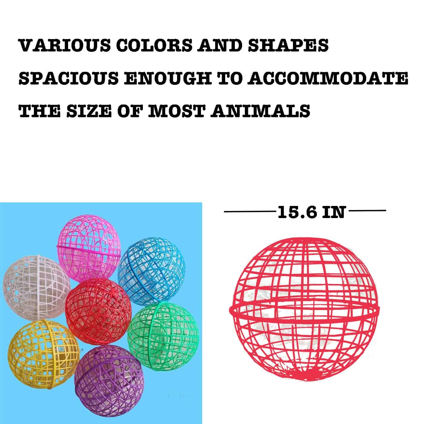 Jaula de Pollos Conejos Patos 15.7 Pulgadas Grande Jaula de - Imagen 3