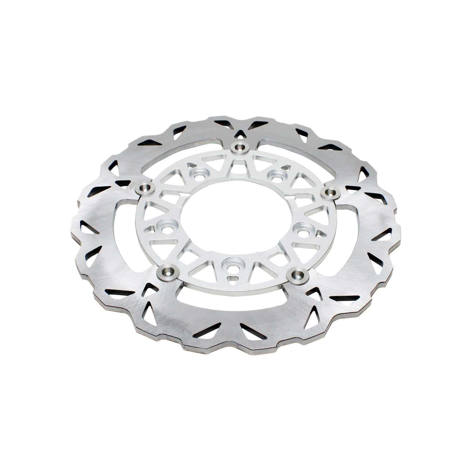 POWERJAMES Disco de Freno Trasero Flotante Negro Plata de - Imagen 5