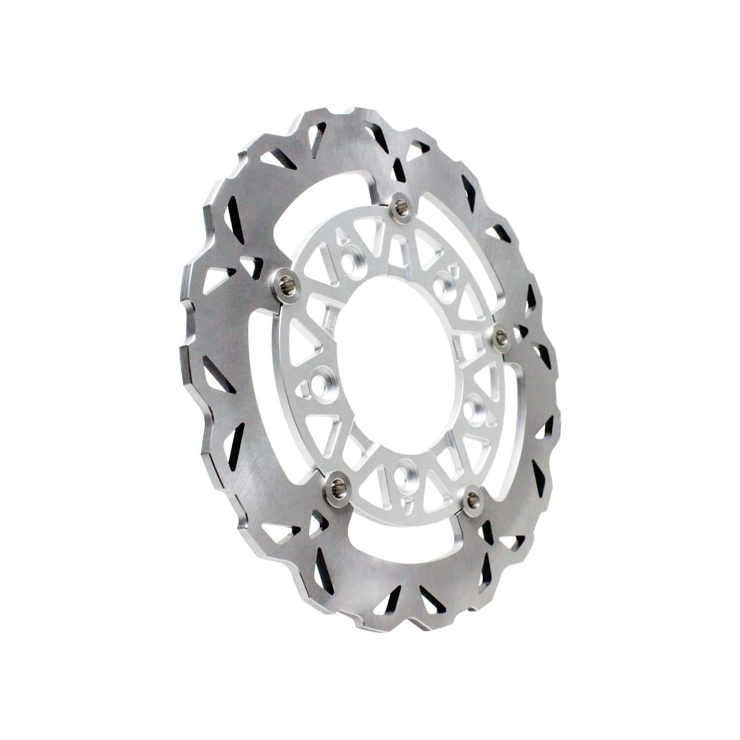 POWERJAMES Disco de Freno Trasero Flotante Negro Plata de - Imagen 7