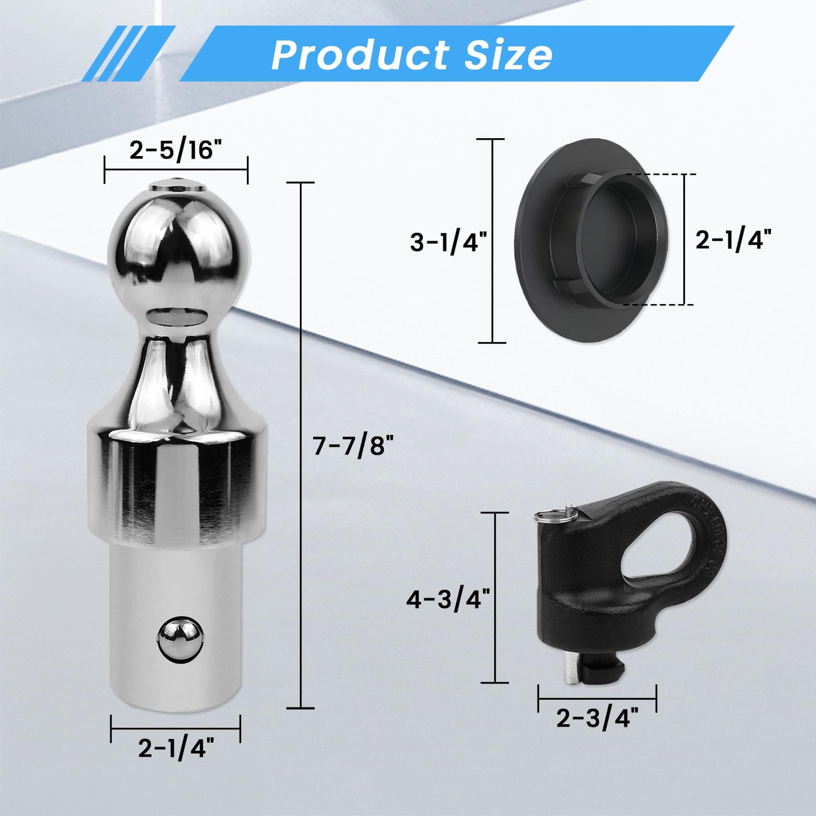 Kit de Enganche de Cuello de Ganso Sistema Puck 60692, Bola - Imagen 3