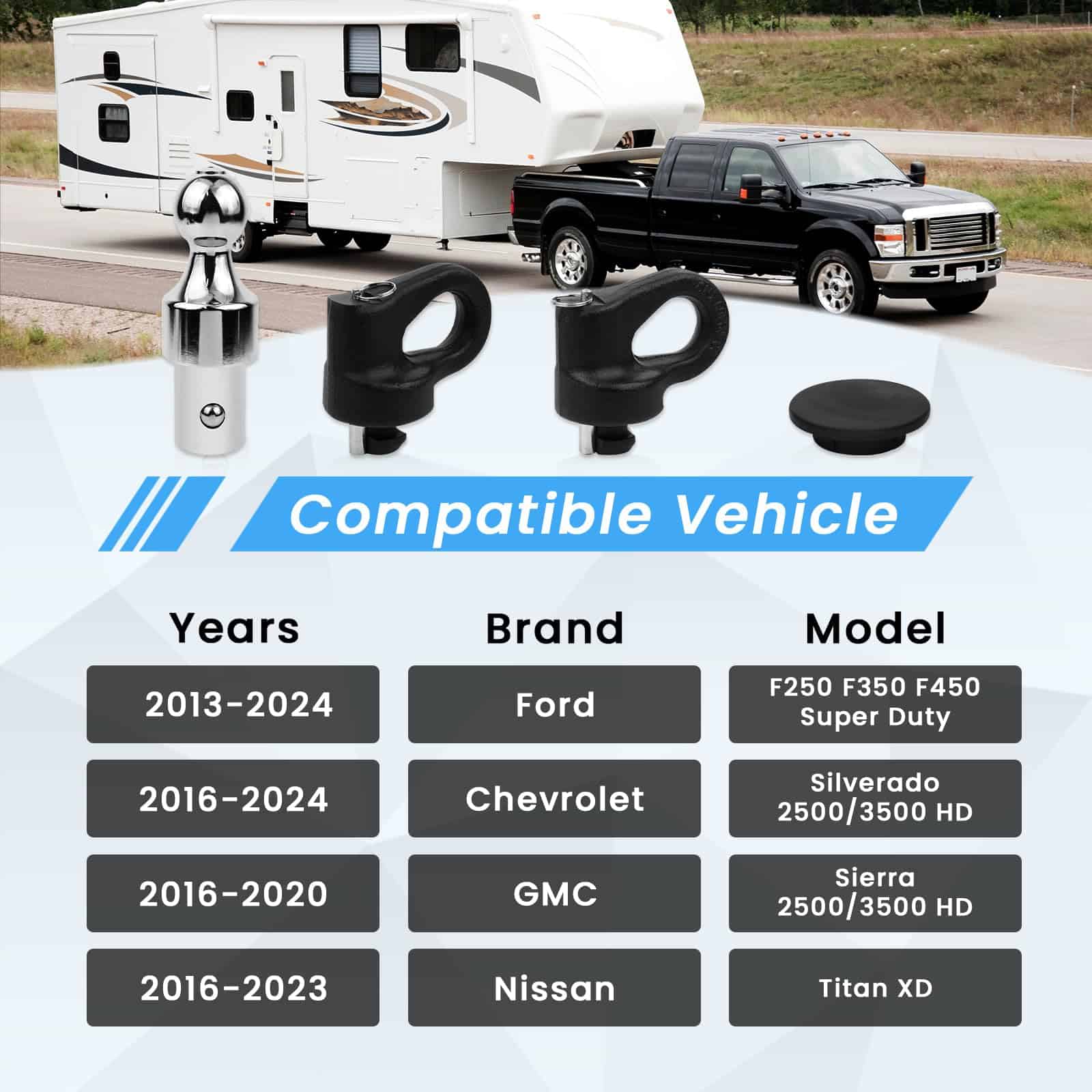 Kit de Enganche de Cuello de Ganso Sistema Puck 60692, Bola - Imagen 5