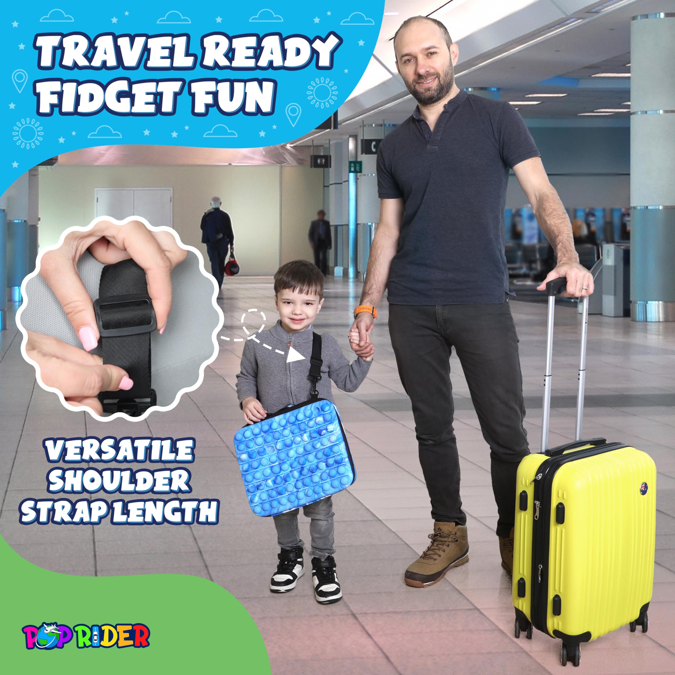 Set de Juguetes Fidget de Viaje POPRIDER con 12 Juguetes - Imagen 6