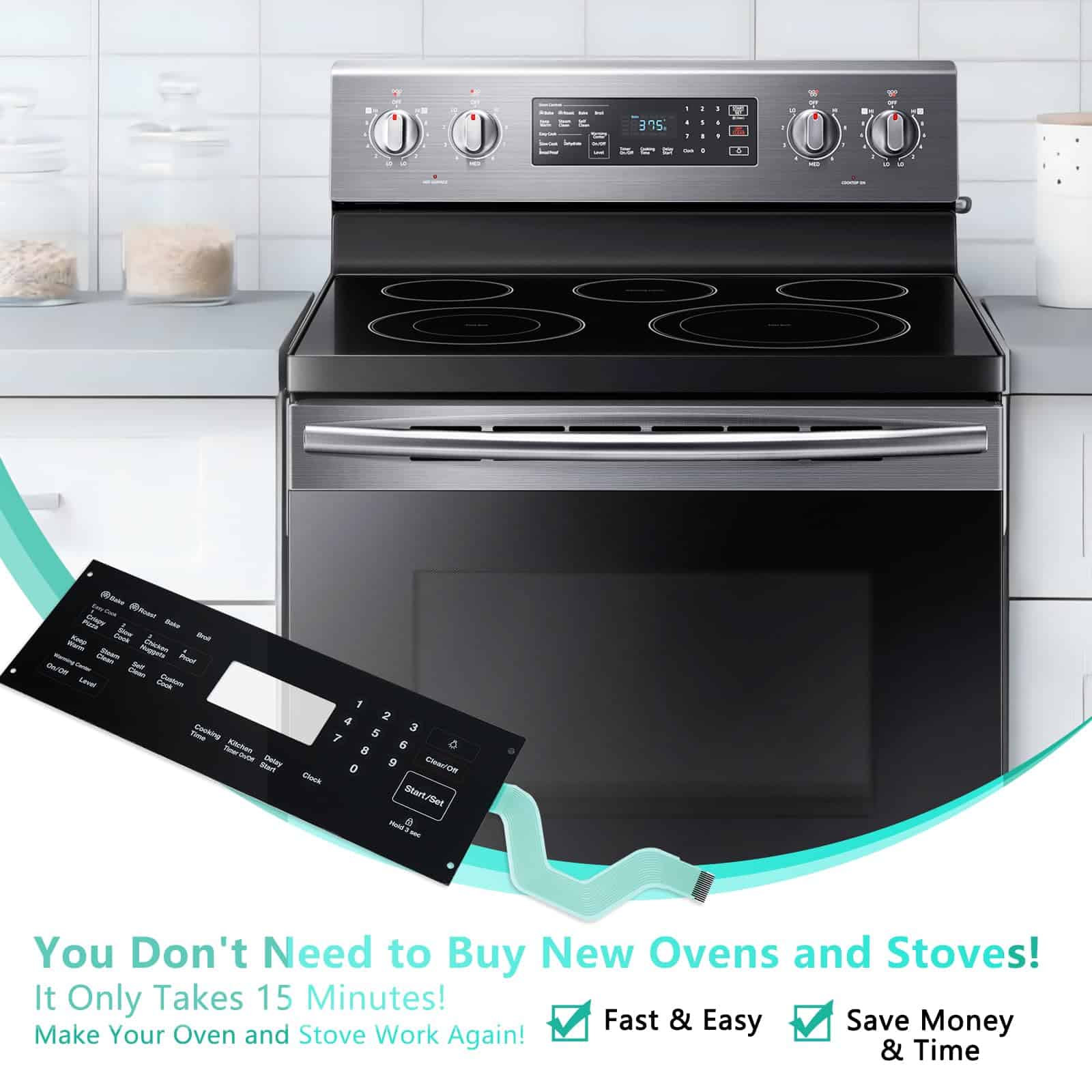 2024 Upgrade DG34-00020A Membrana táctil Panel táctil - Imagen 7