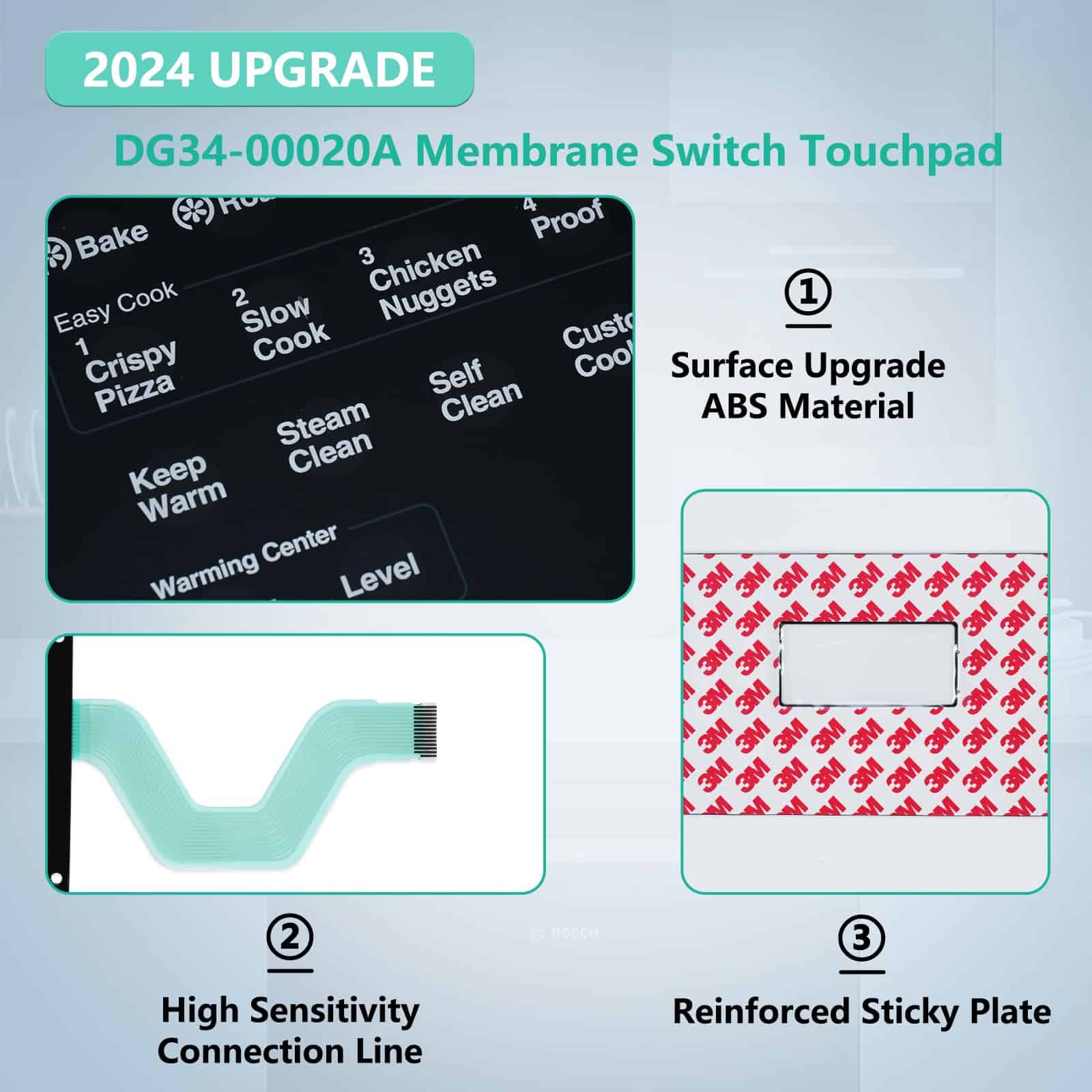 2024 Upgrade DG34-00020A Membrana táctil Panel táctil - Imagen 4