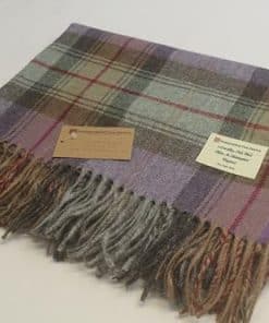 Manta británica hecha en Inglaterra. 100% pura lana nueva