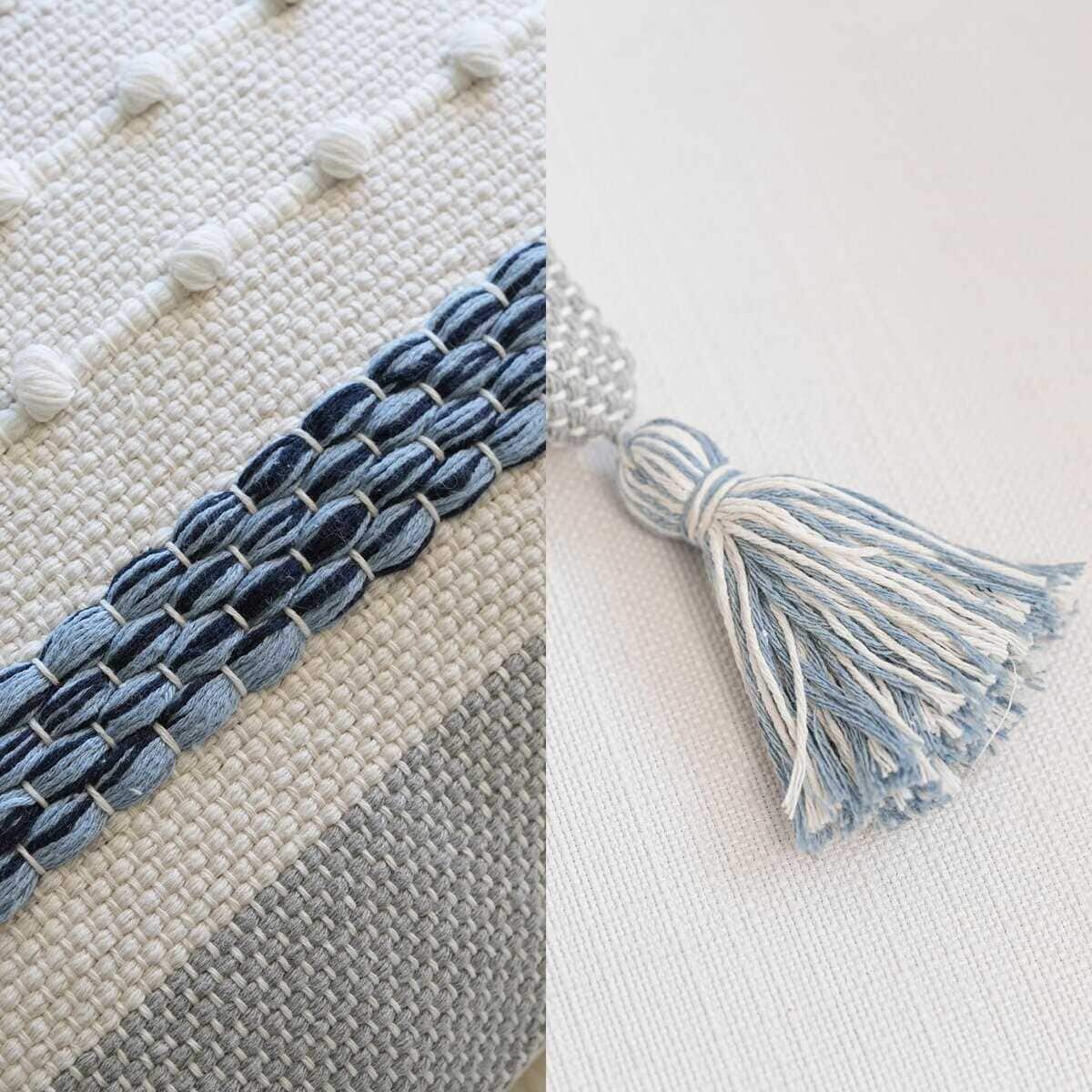 Funda de almohada decorativa bohemia BlissBlush Coastal - Imagen 8