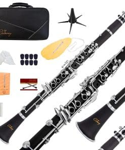 Clarinete Bb Cadway 17 Teclas de Níquel Negro -